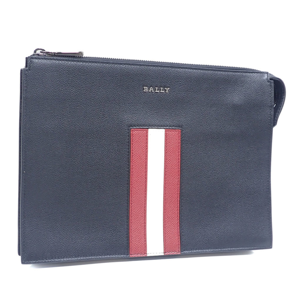 Bally Clutch Bag for Men, Black Leather, 6236768 (Second Bag)